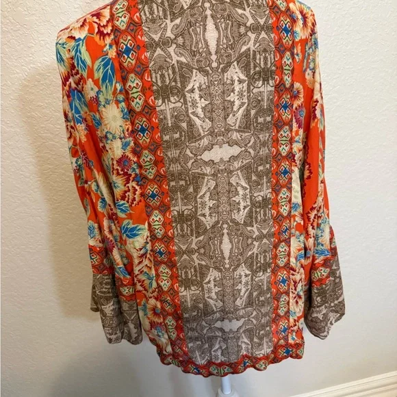 Free People Multicolor Floral Jacket/Kimono - Picture 5 of 7